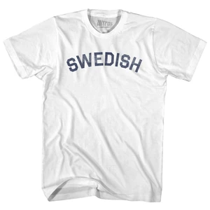 Swedish Womens Cotton Junior Cut T-Shirt - White