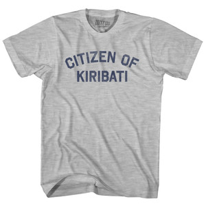 Citizen Of Kiribati Womens Cotton Junior Cut T-Shirt - Grey Heather Citizen Of Kiribati Womens Cotton Junior Cut T-Shirt - Grey Heather