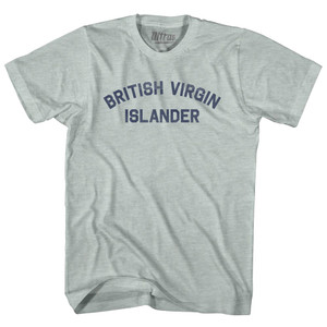 British Virgin Islander Adult Tri-Blend T-shirt - Athletic Cool Grey