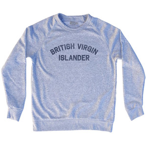 British Virgin Islander Adult Tri-Blend Sweatshirt - Grey Heather British Virgin Islander Adult Tri-Blend Sweatshirt - Grey Heather