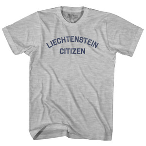 Liechtenstein Citizen Womens Cotton Junior Cut T-Shirt - Grey Heather Liechtenstein Citizen Womens Cotton Junior Cut T-Shirt - Grey Heather