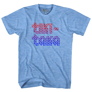 Tiki Taka Adult Tri-Blend T-shirt Athletic Blue