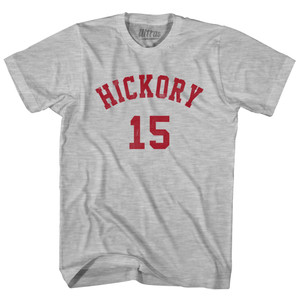 Hickory 15 Basketball (Distressed Design) Youth Cotton T-shirt Grey Heather Hickory 15 Basketball (Distressed Design) Youth Cotton T-shirt Grey Heather