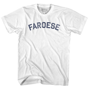 Faroese Womens Cotton Junior Cut T-Shirt - White