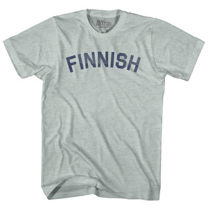 Finnish Adult Tri-Blend T-shirt - Athletic Cool Grey