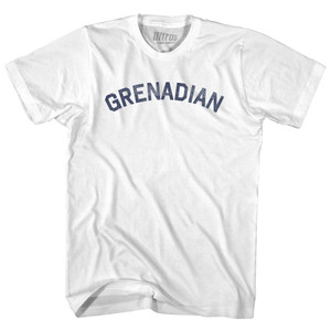 Grenadian Womens Cotton Junior Cut T-Shirt - White