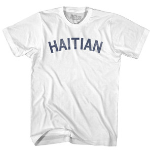Haitian Adult Cotton T-shirt - White
