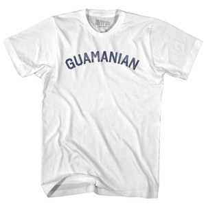 Guamanian Adult Cotton T-shirt - White