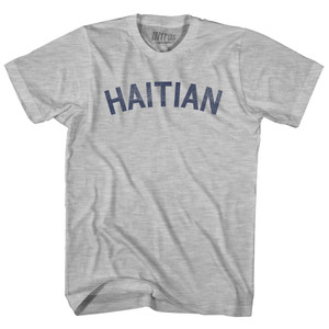 Haitian Adult Cotton T-shirt - Grey Heather