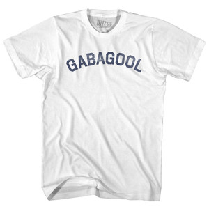 Gabagool Womens Cotton Junior Cut T-Shirt - White