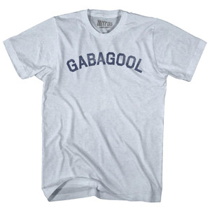 Gabagool Adult Tri-Blend T-shirt - Athletic White