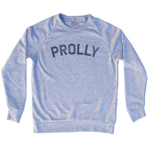 Prolly Adult Tri-Blend Sweatshirt - Grey Heather
