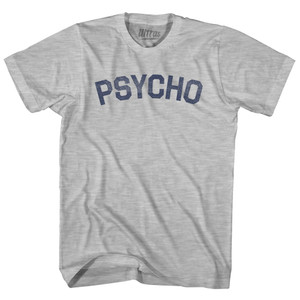 Psycho Youth Cotton T-shirt - Grey Heather