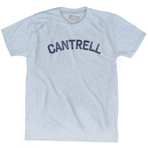 CANTRELL Adult Tri-Blend T-shirt - Athletic White