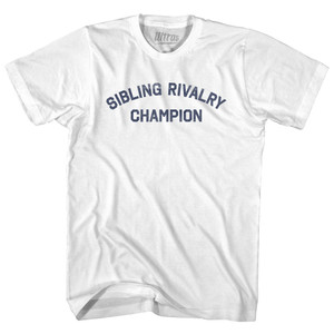 Sibling Rivalry Champion Womens Cotton Junior Cut T-Shirt - White Sibling Rivalry Champion Womens Cotton Junior Cut T-Shirt - White