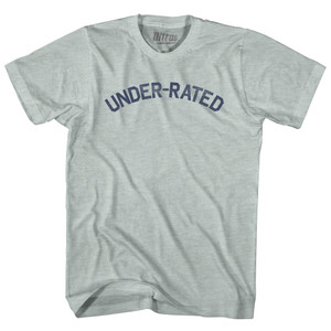 Under-Rated Adult Tri-Blend T-shirt - Athletic Cool Grey