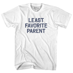 Least Favorite Parent Youth Cotton T-shirt - White Least Favorite Parent Youth Cotton T-shirt - White