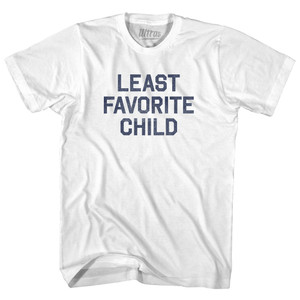 Least Favorite Child Youth Cotton T-shirt - White Least Favorite Child Youth Cotton T-shirt - White