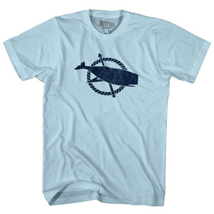 Nantucket Flag Adult Cotton T-shirt - Light Blue