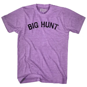 Big Hunt Adult Tri-Blend T-shirt - Athletic Purple