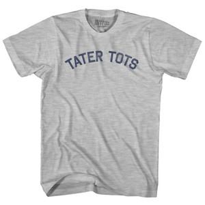 Tater Tots Womens Cotton Junior Cut T-Shirt - Grey Heather