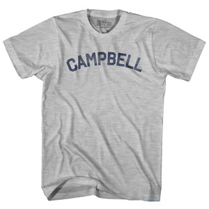 CAMPBELL Womens Cotton Junior Cut T-Shirt - Grey Heather