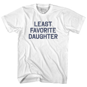 Least Favorite Daughter Youth Cotton T-shirt - White Least Favorite Daughter Youth Cotton T-shirt - White