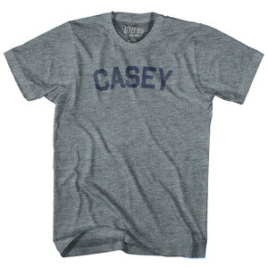 CASEY Adult Tri-Blend T-shirt - Athletic Grey