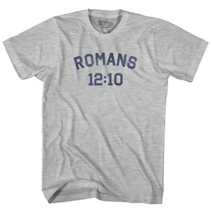 Romans 12 10 Youth Cotton T-shirt - Grey Heather Romans 12 10 Youth Cotton T-shirt - Grey Heather