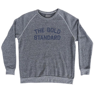 The Gold Standard Adult Tri-Blend Sweatshirt - Athletic Grey