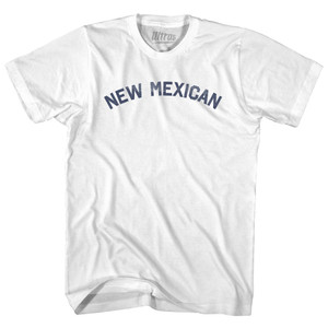 New Mexican Womens Cotton Junior Cut T-Shirt - White New Mexican Womens Cotton Junior Cut T-Shirt - White