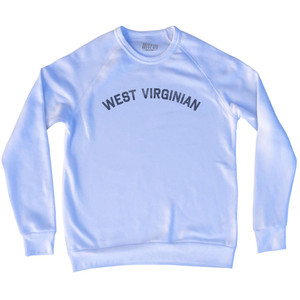 West Virginian Adult Tri-Blend Sweatshirt - White