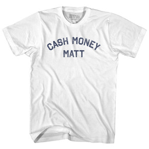 Cash Money Matt Youth Cotton T-shirt - White