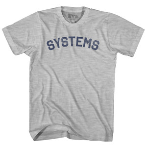 Systems Womens Cotton Junior Cut T-Shirt - Grey Heather
