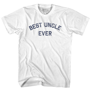 Best Uncle Ever Youth Cotton T-shirt - White Best Uncle Ever Youth Cotton T-shirt - White