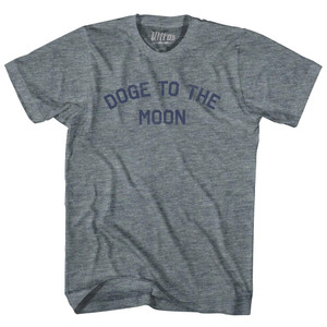 Doge To The Moon Youth Tri-Blend T-shirt - Athletic Grey Doge To The Moon Youth Tri-Blend T-shirt - Athletic Grey