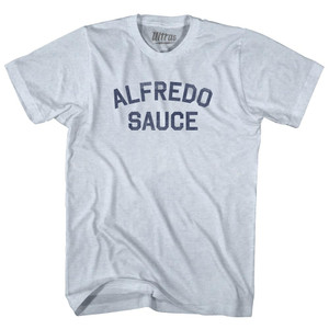 Alfredo Sauce Adult Tri-Blend T-shirt - Athletic White