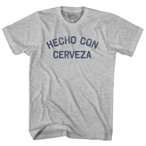 Hecho Con Cerveza Youth Cotton T-shirt - Grey Heather Hecho Con Cerveza Youth Cotton T-shirt - Grey Heather
