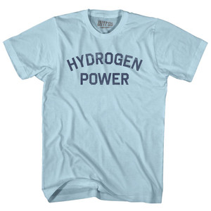 Hydrogen Power Adult Cotton T-shirt - Light Blue