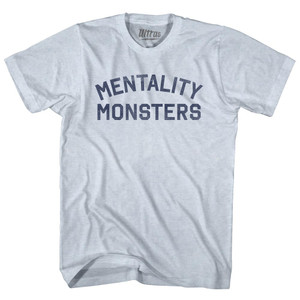 Mentality Monsters Adult Tri-Blend T-shirt - Athletic White Mentality Monsters Adult Tri-Blend T-shirt - Athletic White