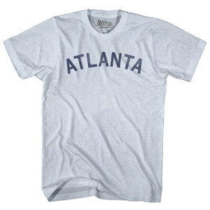 Atlanta Adult Tri-Blend T-shirt - Athletic White