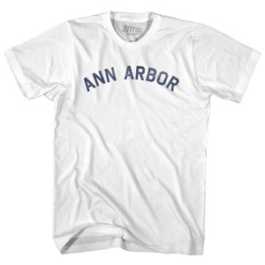 Ann Arbor Adult Cotton T-shirt - White