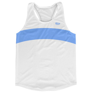 White And Blue Carolina Arch Running Track Tops Made In USA