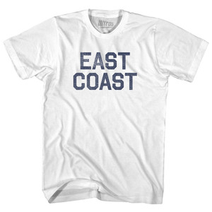 East Coast (No Arch) Youth Cotton T-shirt - White