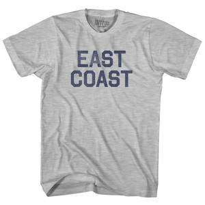 East Coast (No Arch) Womens Cotton Junior Cut T-Shirt - Grey Heather East Coast (No Arch) Womens Cotton Junior Cut T-Shirt - Grey Heather