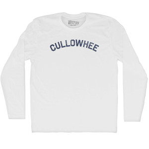 Cullowhee Adult Cotton Long Sleeve T-shirt - White
