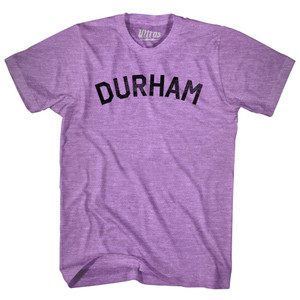 Durham Adult Tri-Blend T-shirt - Athletic Purple