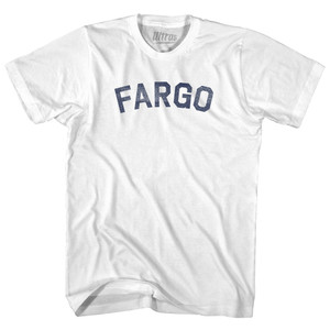 Fargo Womens Cotton Junior Cut T-Shirt - White