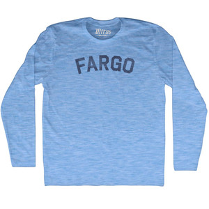 Fargo Adult Tri-Blend Long Sleeve T-shirt - Athletic Blue