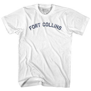 Fort Collins Womens Cotton Junior Cut T-Shirt - White